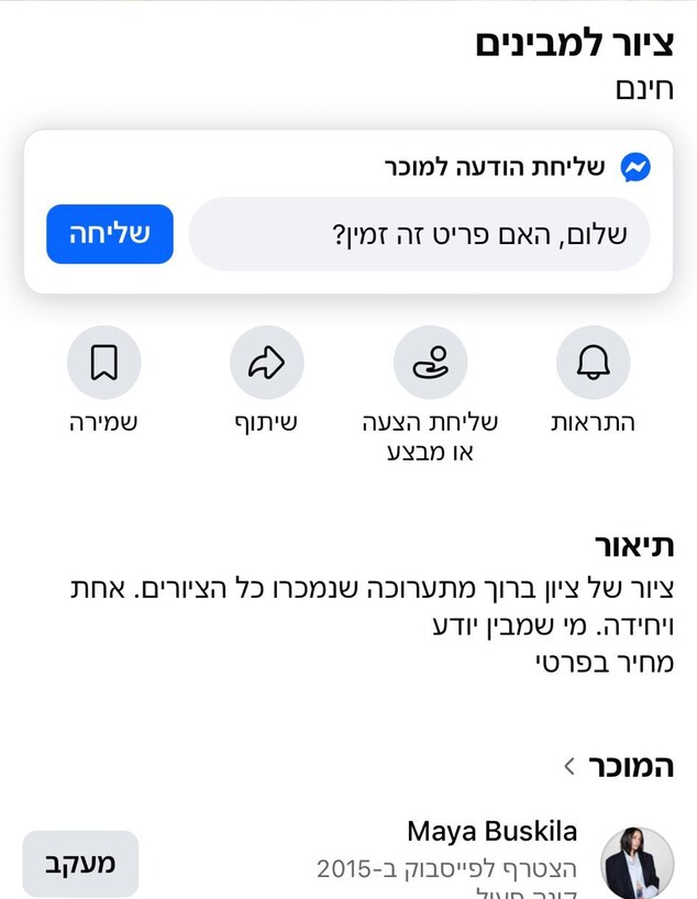 תיאור הציור של ציון ברוך תיאור הציור של ציון ברוך