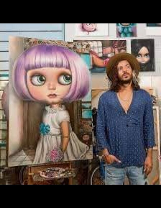 ציור של ציון ברוך ציור של ציון ברוך