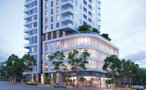 מתחם הראל בחולון של קבוצת אלמוג  (הדמיה: PITOM הדמיות)