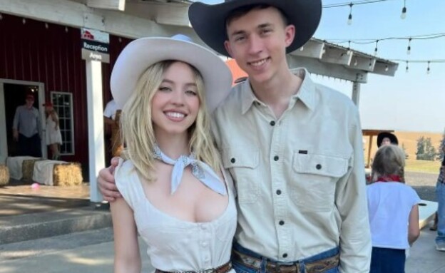 סידני סוויני ואחיה טרנט (צילום: Sydney Sweeney , instagram)