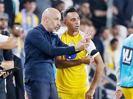 עם לאזטיץ`. לא נגמר כמו שרצה (אלן שיבר) (צילום: ספורט 5)