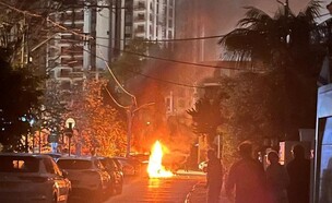 תיעוד מנזקי הירי מאיראן (צילום: לפי חוק 27א׳ לזכויות יוצרים)