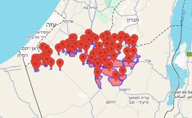 אזעקות בנגב ובעוטף עזה