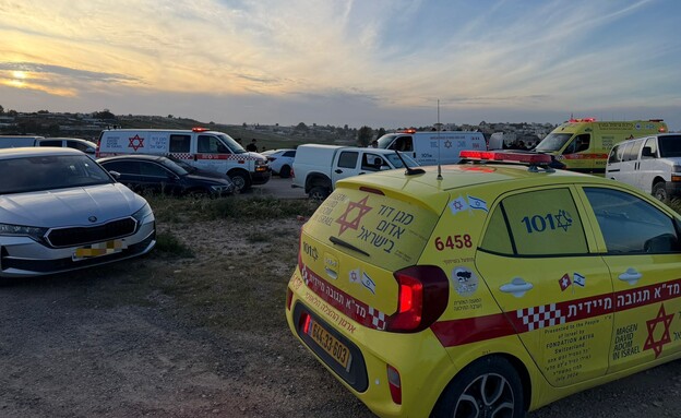 זירת התאונה בדרום