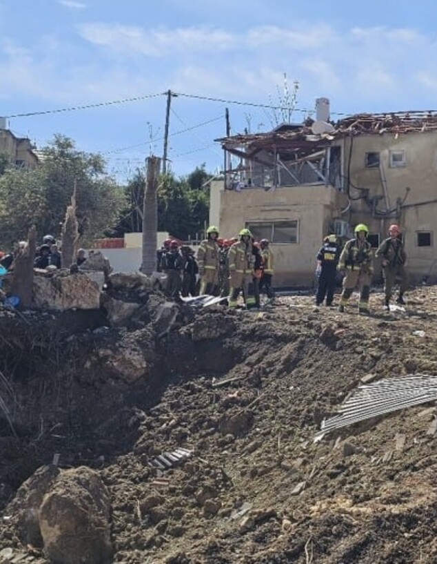 זירת הנפילה באזור בית שמש זירת הנפילה באזור בית שמש