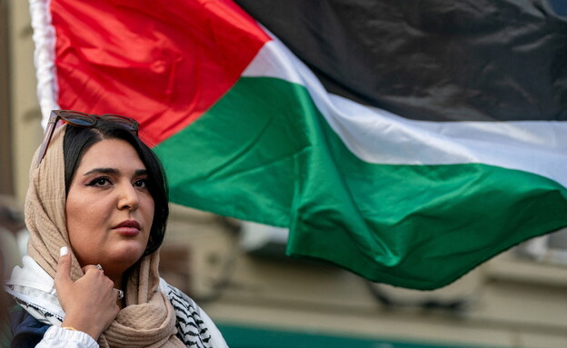 נרדין כסוואני, מנהיגת אחד הארגונים הפרו-פלסטיניים (צילום: reuters)