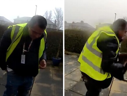 מזעזע: השליח של אמזון נתפס במעשה בלתי נסלח