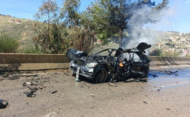 הרכב שהותקף בכפר ג'זין הרכב שהותקף בכפר ג'זין