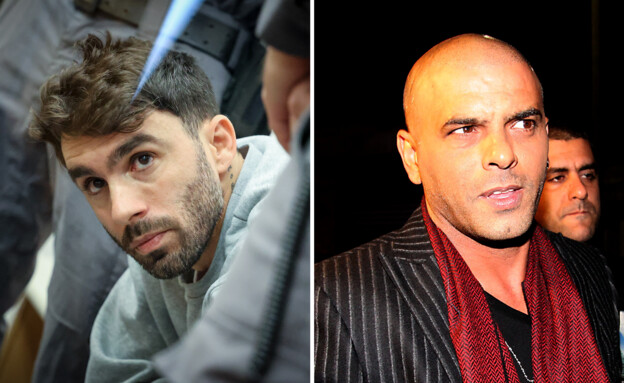 אייל גולן ומושיקו מור (צילום: גדעון מרקוביץ', יונתן שאול, פלאש90)