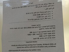 מעבר טאבה מצרים מחירי מעבר גבול