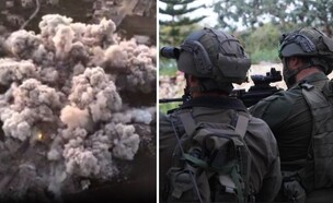 העמקת הלחימה (צילום: דובר צה"ל)