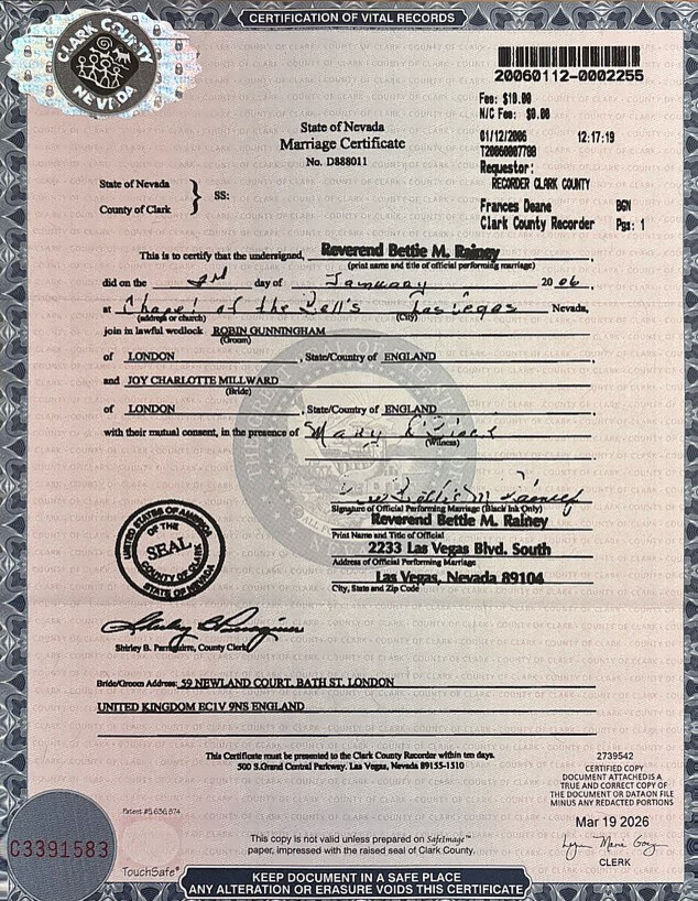 תעודת הנישואין של בנקסי