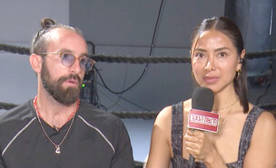 מתן בלו, זואי מוטרו (צילום: מתוך "חדשות הבוקר", קשת 12)