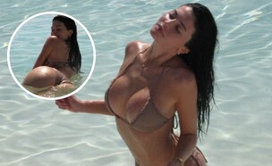 קיילי ג'נר בחוף הים (צילום: kyliejenner
, instagram)