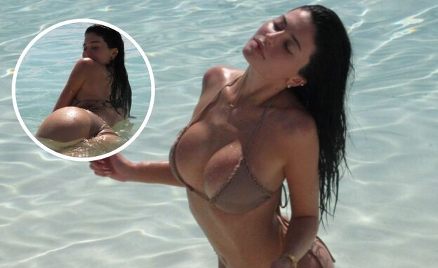 קיילי ג'נר בחוף הים