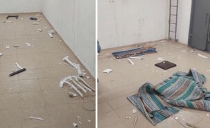 ההרס במקלט בטבריה