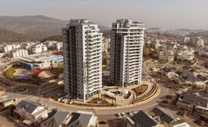  מגדלי מילר ביקנעם (הדמיה: ערן לביא)