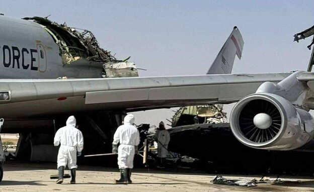 מטוסים אמריקנים שנפגעו בבסיס הנסיך סולטאן בסעודיה מטוסים אמריקנים שנפגעו בבסיס הנסיך סולטאן בסעודיה