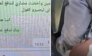 סחיטה באיומים (צילום: דוברות המשטרה)