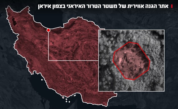 אתר מערכות הגנה אוויריות של המשטר סמוך לים הכספי
