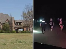 האחוזה שהושחתה (צילום: Celina Police Department, Fox4 News)