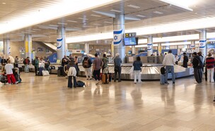 נתב"ג בזמן המלחמה (צילום: באדיבות רשות שדות התעופה)