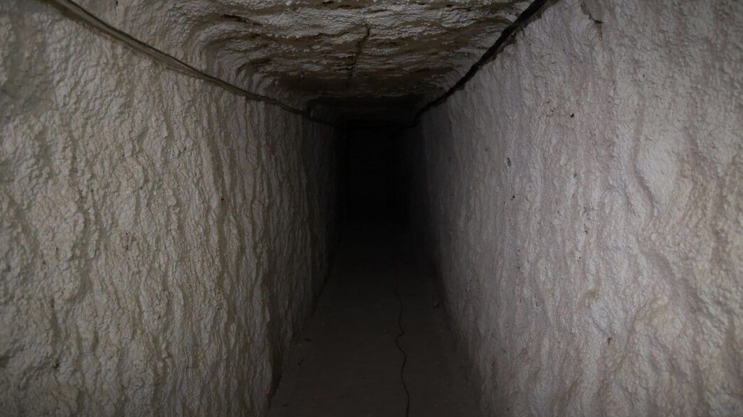 המנהרה שנחשפה בגבול סוריה לבנון