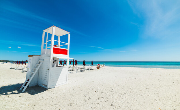 חוף חול לבן קוסטה סמרלדה סדריניה איטליה