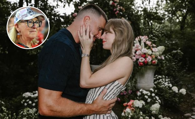 טיילור סוויפט, טראוויס קלסי, דונה קלסי (צילום: צילום דונה קלסי: Mike Carleson/ Getty | צילום טיילור סוויפט וטראוויס קלסי: Instagram)