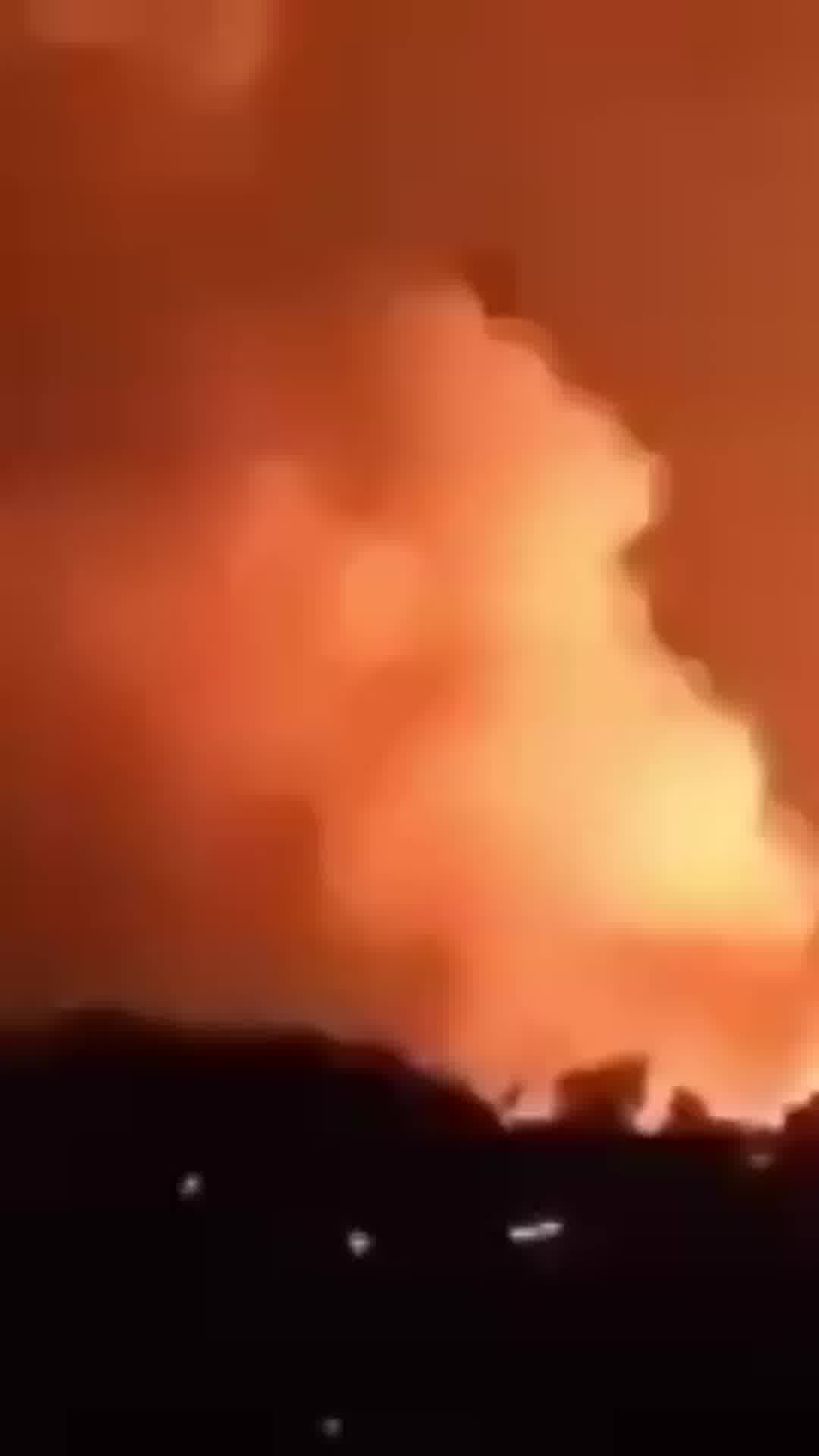 תיעוד נוסף מהפיצוץ החריג שהרעיד הלילה את אספהאן