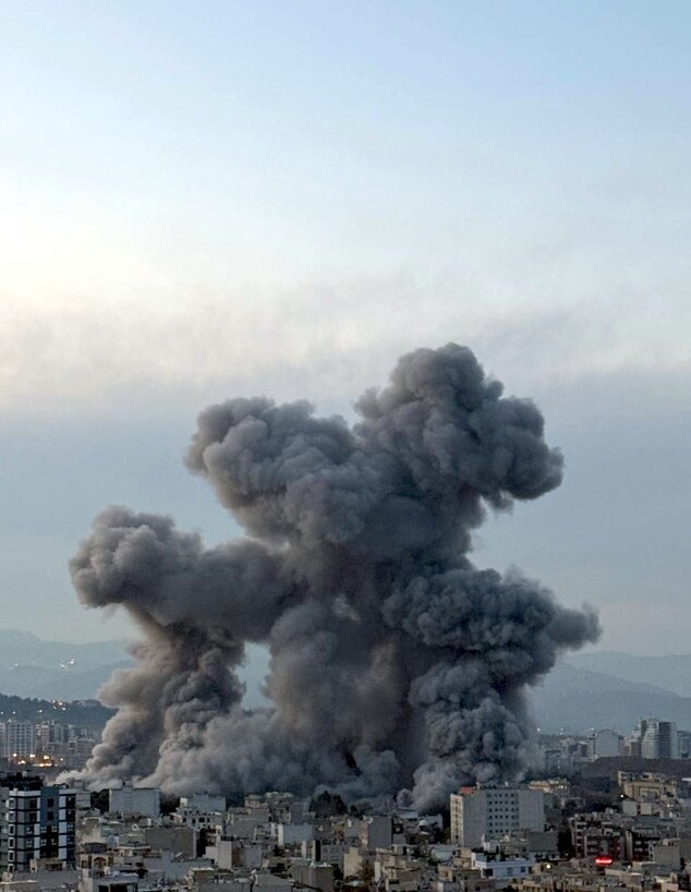 תקיפות ברחבי טהראן