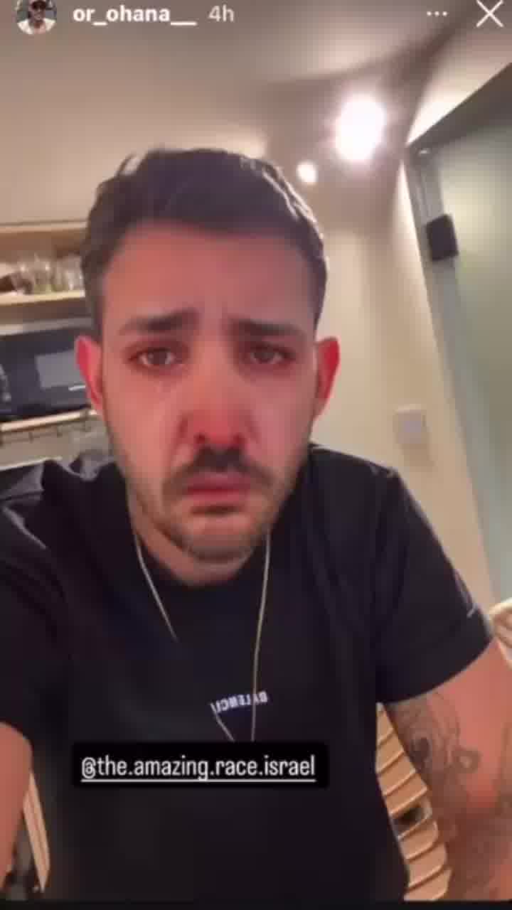 אחרי שסירב לבכות מול המצלמה, אור מ״המירוץ למיליון״ מספק לעוקביו את החוויה (בערך)