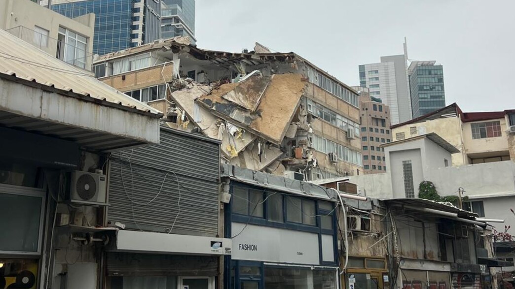 קריסת מבנה בתל אביב