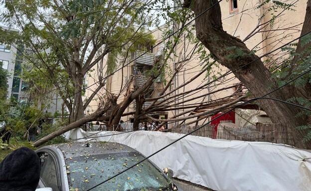 תיעוד מההרס במרכז הארץ בעקבות הירי מאיראן