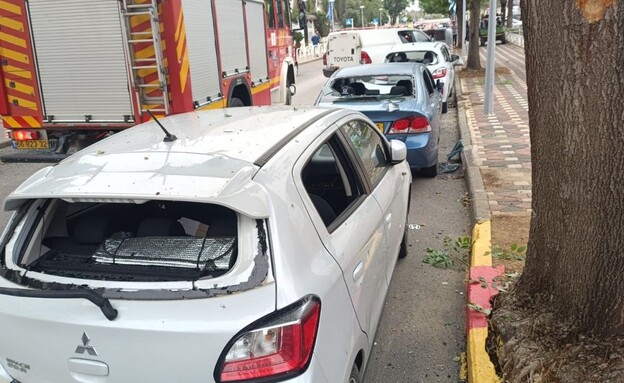 ההרס בנהריה בעקבות הירי מלבנון