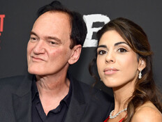 דניאלה פיק, קוונטין טרנטינו (צילום: Michael Tullberg/Getty Images)