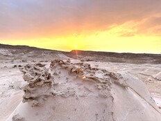 שקיעה חמוקי ניצנה (צילום: מירב טלמור-קשי)