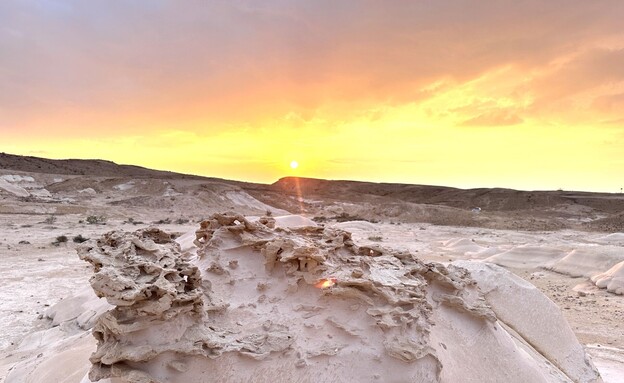שקיעה חמוקי ניצנה (צילום: מירב טלמור-קשי)