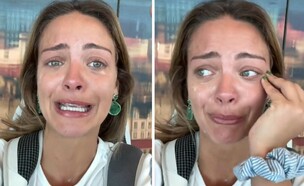 נזרקה מהטיסה (צילום: צילום מסך)