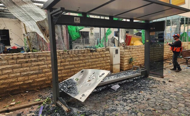 ההרס בנהריה בעקבות הירי מלבנון