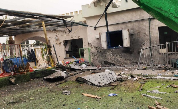 ההרס בנהריה בעקבות הירי מלבנון