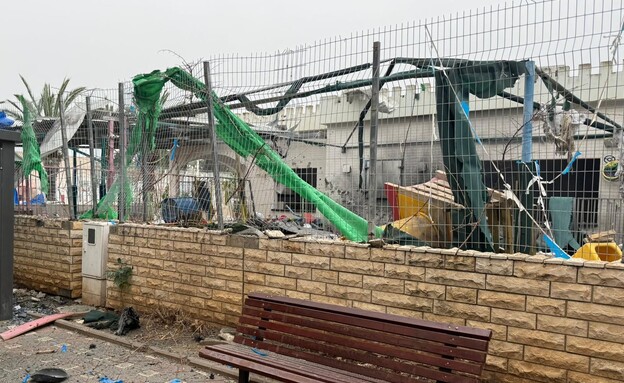 הפגיעה בגן הילדים בנהריה