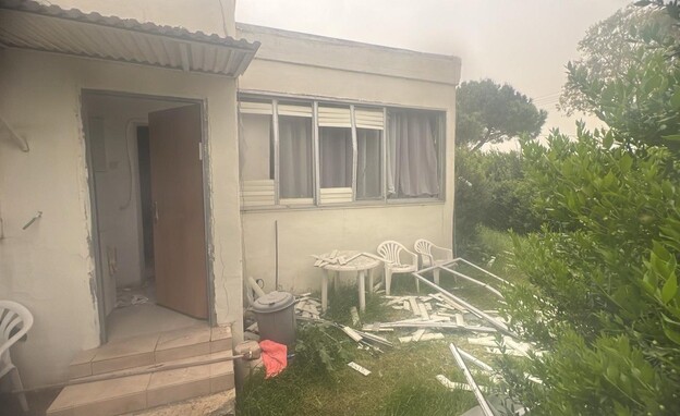 זירת הפגיעה בקריית אתא זירת הפגיעה בקריית אתא