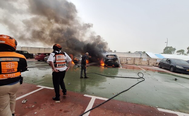זירת נפילה בקריית אתא