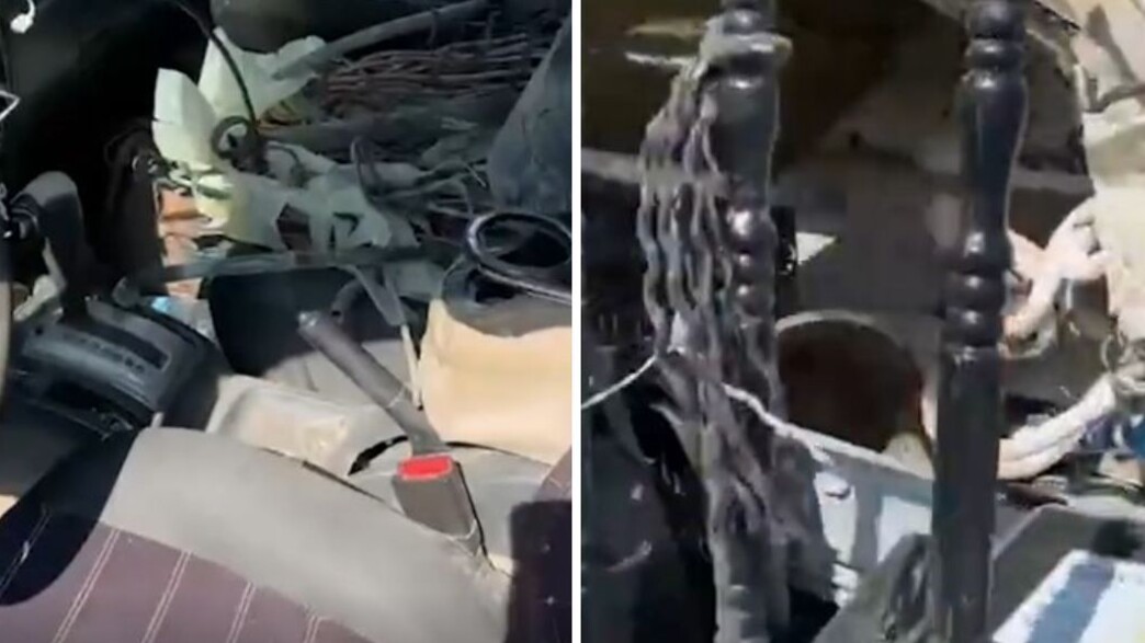 בזז בתים בדימונה שנפגעו מטיל איראני - ושוחרר