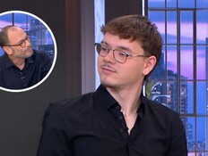 דני פרידלנדר ובנו אדם (צילום: גלית ואילנית, קשת 12)