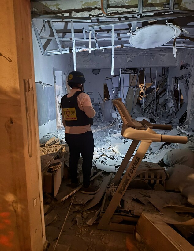 זירת הנפילה ברמת גן