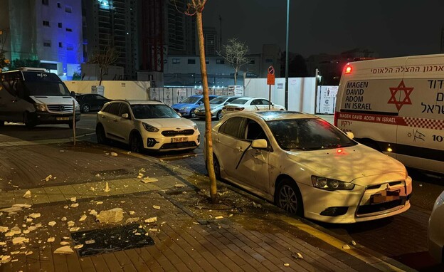 זירת נפילת רסיסים פתח תקווה זירת נפילת רסיסים פתח תקווה