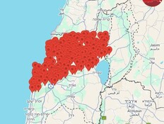 רצף שיגורים מאיראן: שברי יירוט בירושלים, ירי גם לצפון
