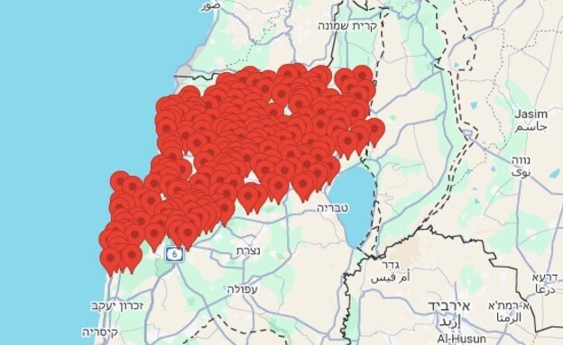 רצף שיגורים מאיראן: שברי יירוט בירושלים, ירי גם לצפון